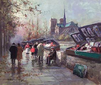 愛德華 科爾特斯 Bouquinistes de Notre-Dame 愛德華 科爾特斯 Bouquinistes de Notre-Dame